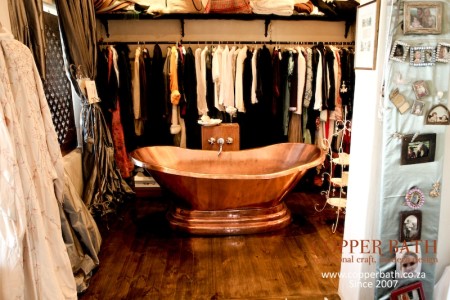 Copper bath installation St James
