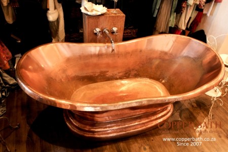 Copper bath installation St James