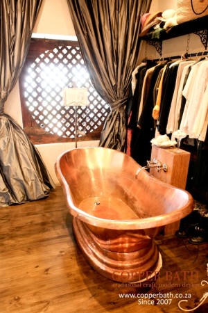 Copper bath installation St James