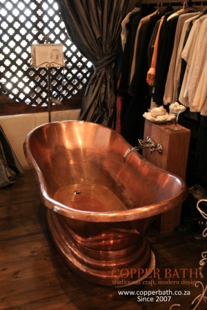 Copper bath installation St James