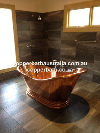 melbourne copper bath client installation 2012